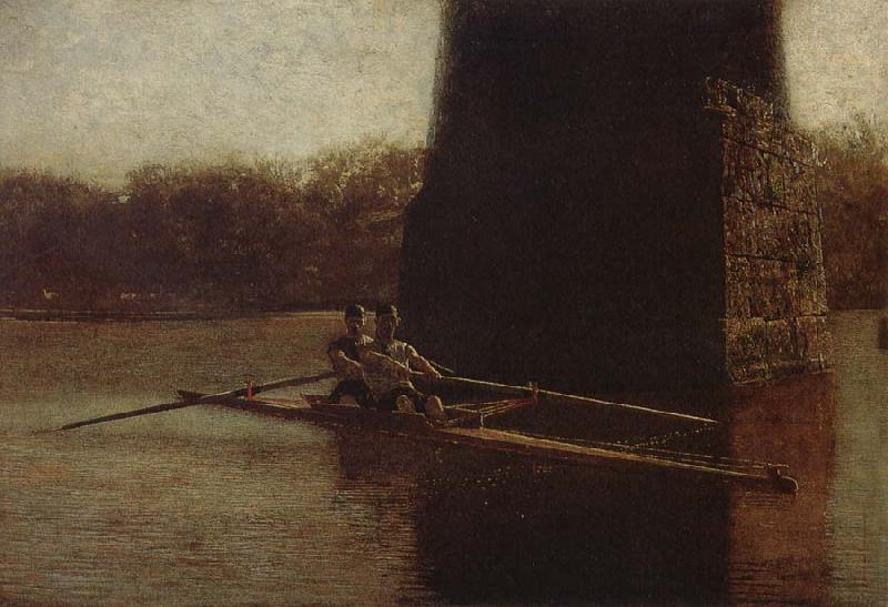 Thomas Eakins Two Person Dinghy France oil painting art